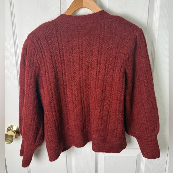 L’agence Talullah Jeweled Button Cardigan L - Picture 5 of 9